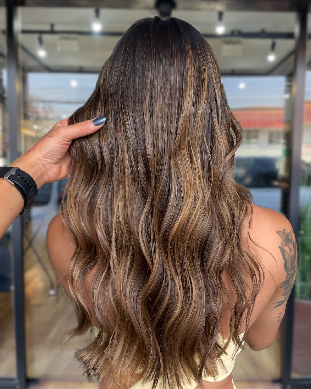 Resultado de procedimento capilar