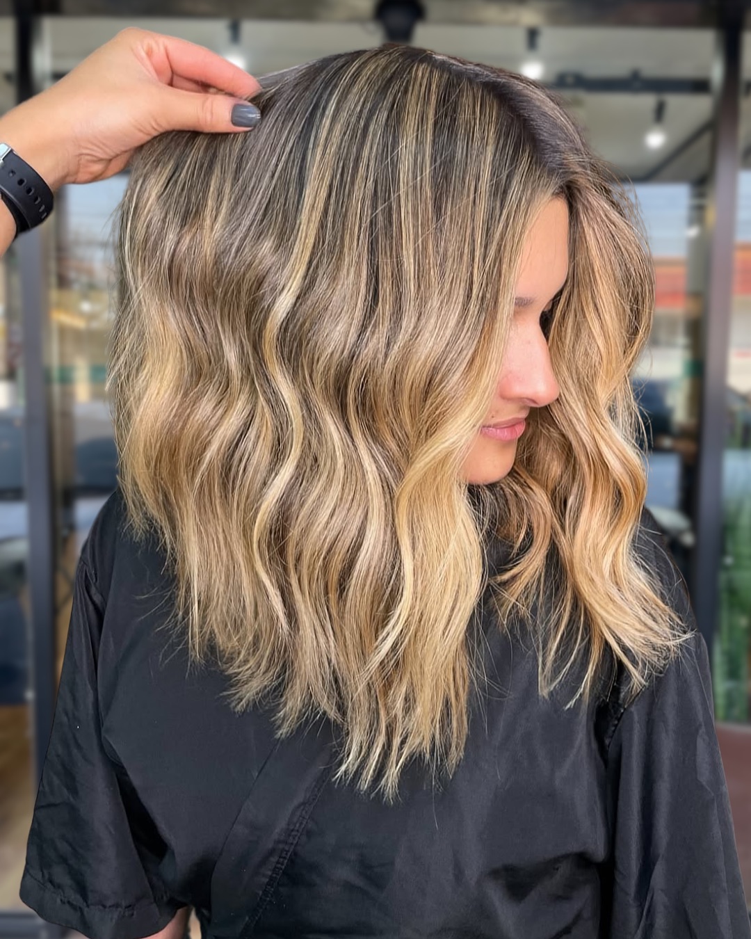 Resultado de procedimento capilar