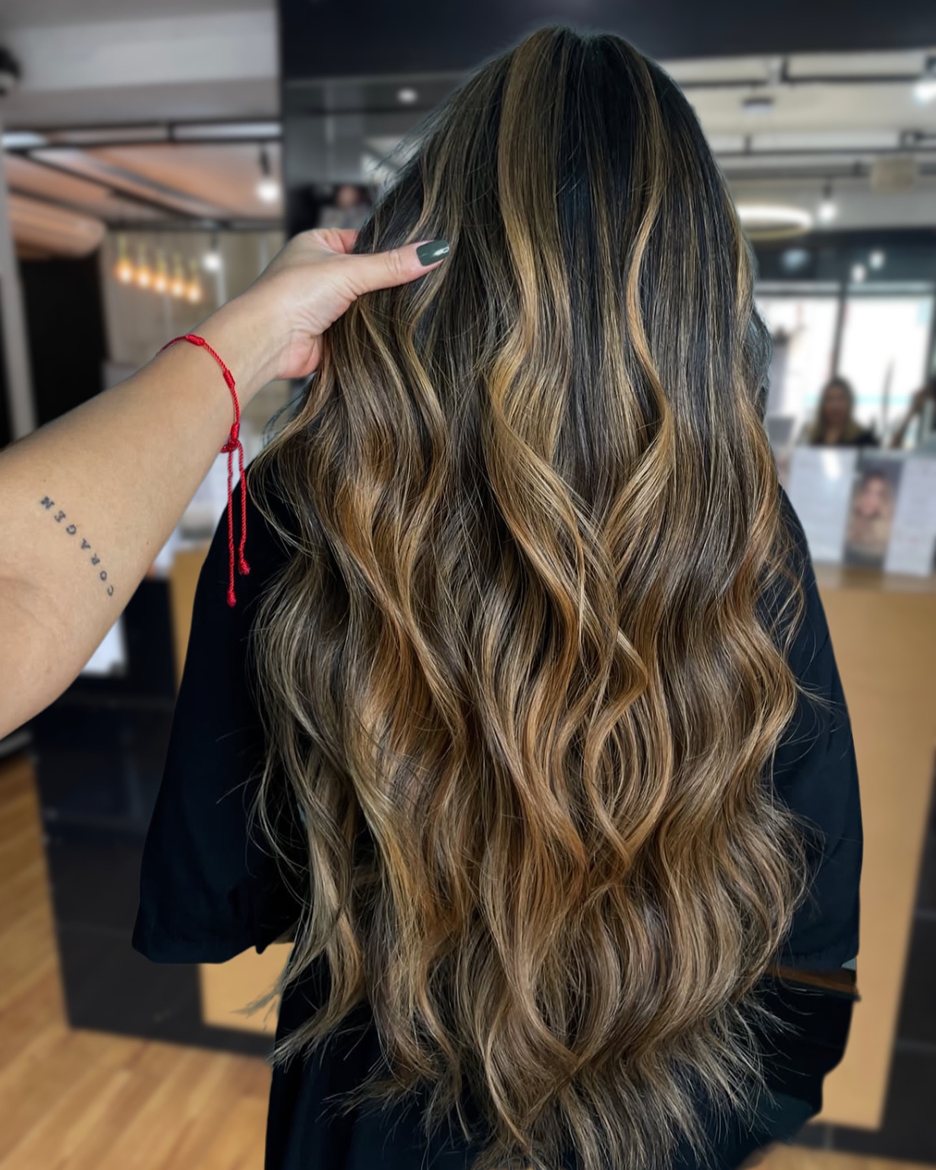 Resultado de procedimento capilar